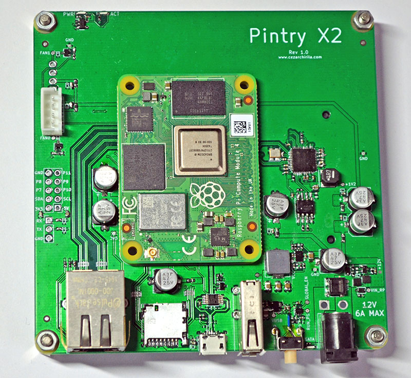 Pintry-X2 PCB Front